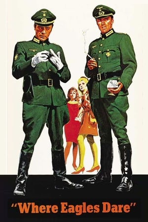 Where Eagles Dare (1968) Hindi Dual Audio 500MB HD Poster Download - filmyfly